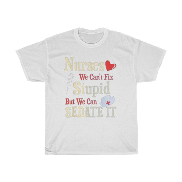 "Sedate Them"Unisex Heavy Cotton Tee