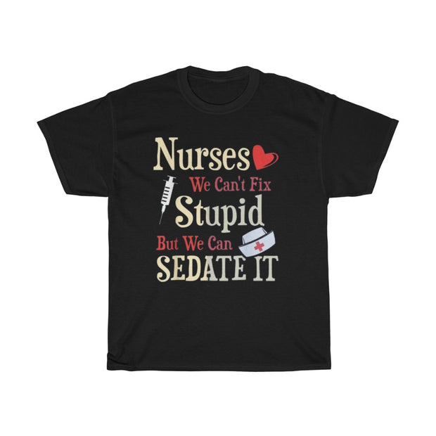 "Sedate Them"Unisex Heavy Cotton Tee