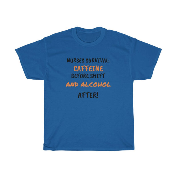 "First Caffeine" Unisex Cotton Tee