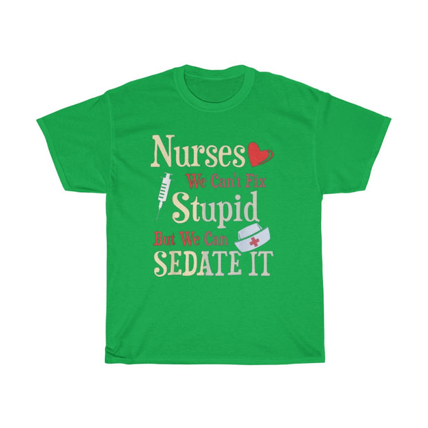 "Sedate Them"Unisex Heavy Cotton Tee