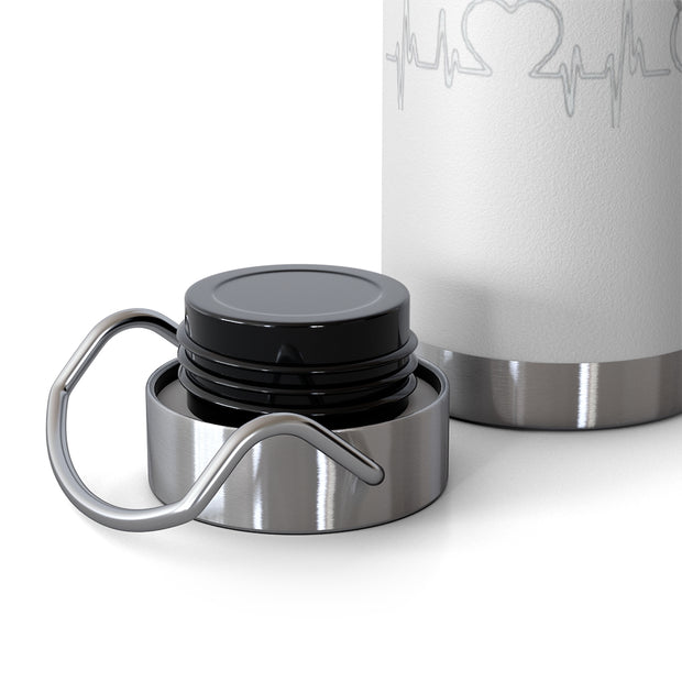 "Educated, Vaccinated," 22oz Vacuum Insulated Bottle