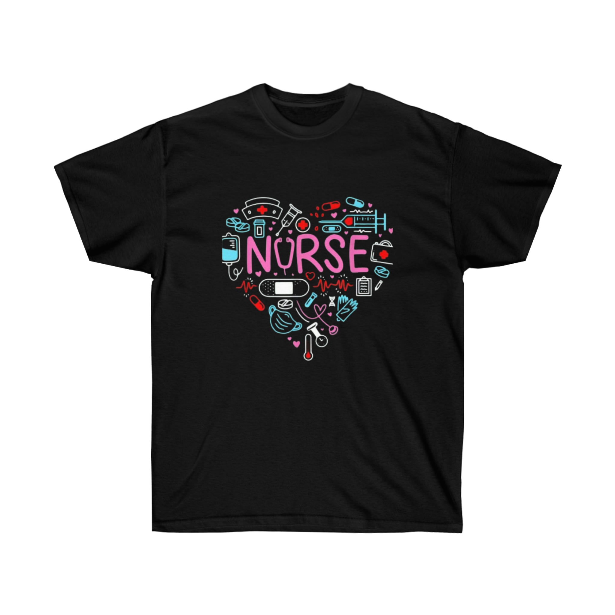 "Nurse Heart" Unisex Ultra Cotton Tee